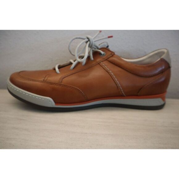 Fluchos 39025 Men's Sz 42 US 9 Cognac Brown Leather ETNA F0148 Sporty Shoes - Picture 3 of 12